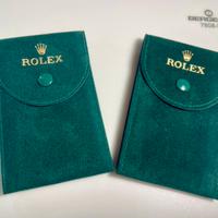 Rolex Coppia Di Pouschette Porta Orologio Nuovi
