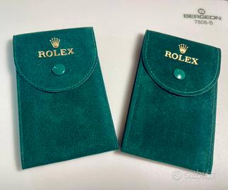 Rolex Coppia Di Pouschette Porta Orologio Nuovi