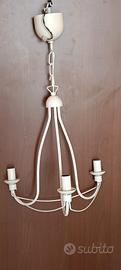 lampadario Ikea tre luci 