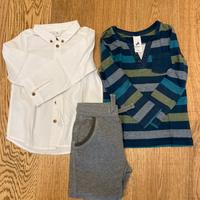 Camicia Maglia Pantaloni bambino 2-4 anni