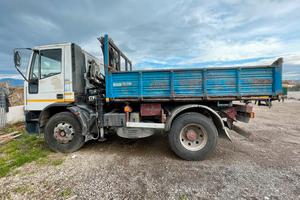 Iveco 150E18k passo corto con Gru e Ribaltabile