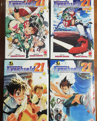 Eyeshield 21 complete edition 1 2 3 4 con carte