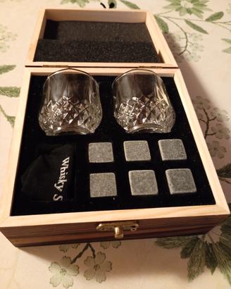 set whisky da degustazione cofanetto in legno 