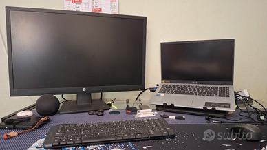 Acer Aspire 3 i7-11 + Monitor HP + Accessori