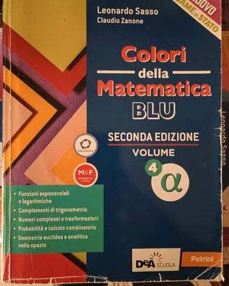 Colori della Matematica Blu 4 Alfa