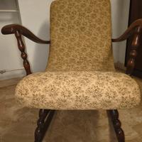 sedia a dondoloopoltrona a dondolovintage