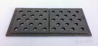 Griglia camino in ghisa forata