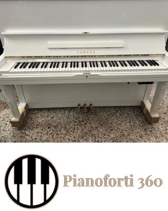 pianoforte verticale silent Yamaha U1 bianco