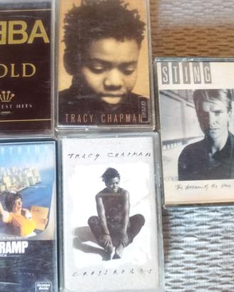 lotto 5 cassette musicali vintage