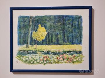 Acquarello con cornice 