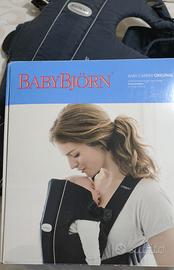 BabyBjörn Marsupio Mini Cotone, blu