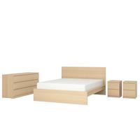 Camera da letto Malm Ikea col. Rovere