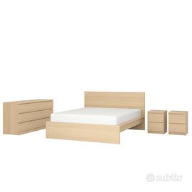 Camera da letto Malm Ikea col. Rovere