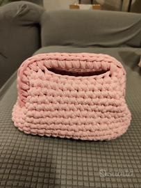 borsetta clutch rosa 