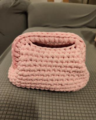 borsetta clutch rosa 