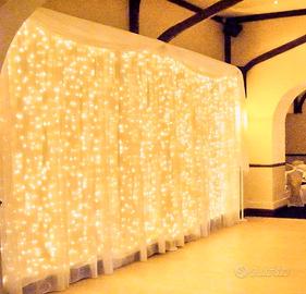 Zorela 600 LED 6Mx3M Tenda Luminosa Natale Esterno