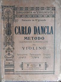 Carlo Dancla   - Metodo per il violino (1890)