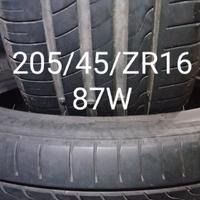 2 Pneumatici 205/45/ZR 16 87W