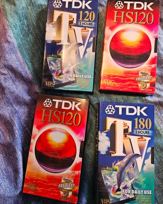 Videocassette VHS nuovi 