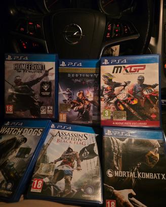 Lotto 6 giochi PS4 