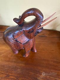 Arte Africana in Legno Elefante IIII