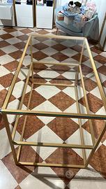 TAVOLO FERRO  E VETRO