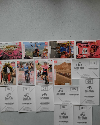 Album, bustine e figurine 101" Giro d'Italia 2018