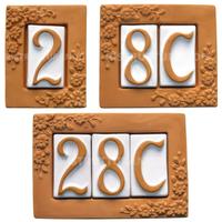 NUMERO CIVICO TERRACOTTA componibile