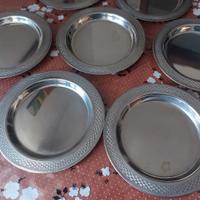 sottobicchieri sottobottiglia argento inox