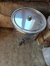 contenitore vino acciaio inox