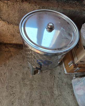 contenitore vino acciaio inox