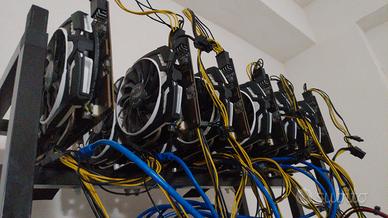 Mining Rig 6× GTX 1070 8 GB