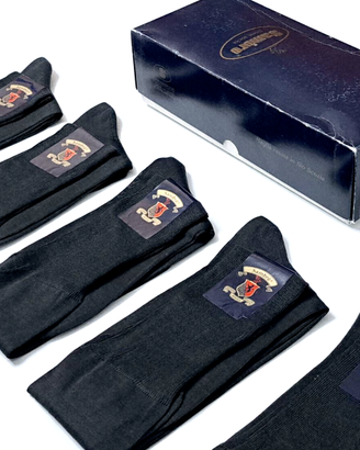 5 PAIA CALZE LUNGHE UOMO *SAMBRO - FILO DI SCOZIA