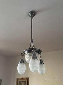 Lampadario Art Nouveau