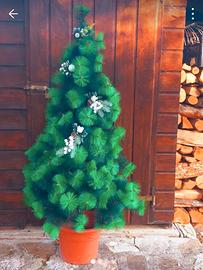 Albero di Natale 1.5 metri completo di vaso 