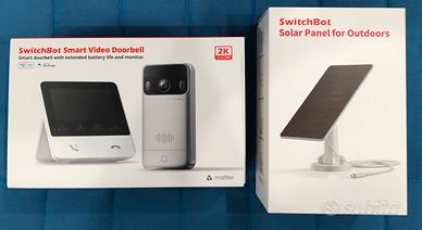 SwitchBot Videocitofono WiFi con Pannello Solare