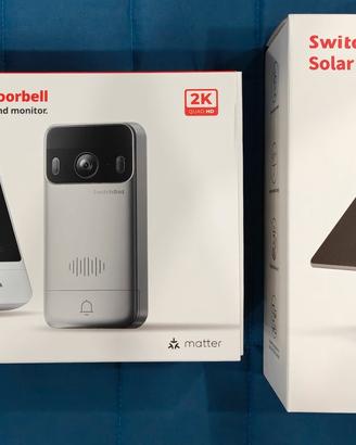 SwitchBot Videocitofono WiFi con Pannello Solare