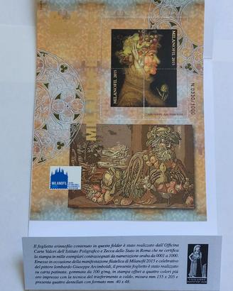 Foglio Erinnofilo "MilanoFil 2015"
