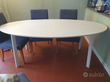 Tavolo ovale ikea 2 x 1 nt