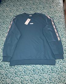 felpa senza cappuccio adidas fantasia maniche XL