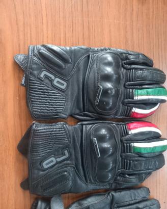 guanti moto pelle  