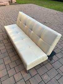 Divano letto color crema