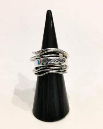 Anello a fascia componibile Pianegonda, in argento