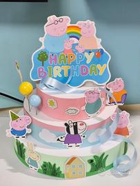 torta in polistirolo Peppa Pig
