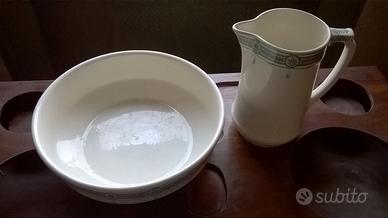 Set da Toilette in Ceramica – Catino e Brocca