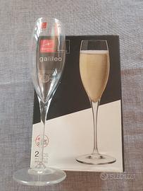 2 calici champagne Bormioli