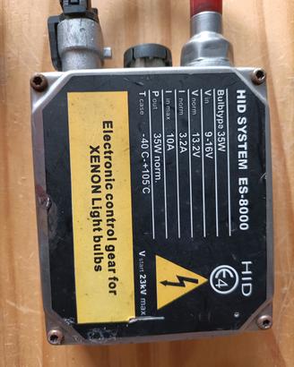 faro moto xenon con  centralina