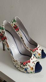 Scarpe con tacco White D'