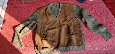 maglione scamosciato