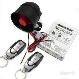 Allarme antifurto auto moto 12V, con due telecoman